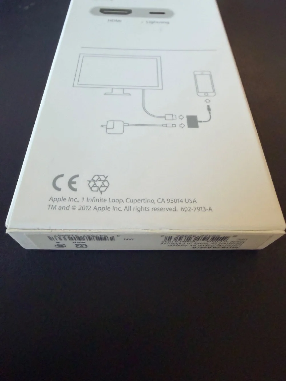 NWT Genuine Apple Lightning Digital AV Adapter HDMI iPhone iPad MD826AM/A
